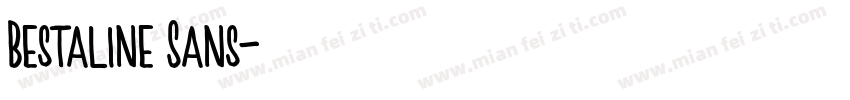 Bestaline Sans字体转换